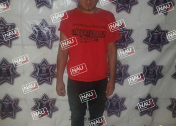 Detenido por golpear a su pareja.