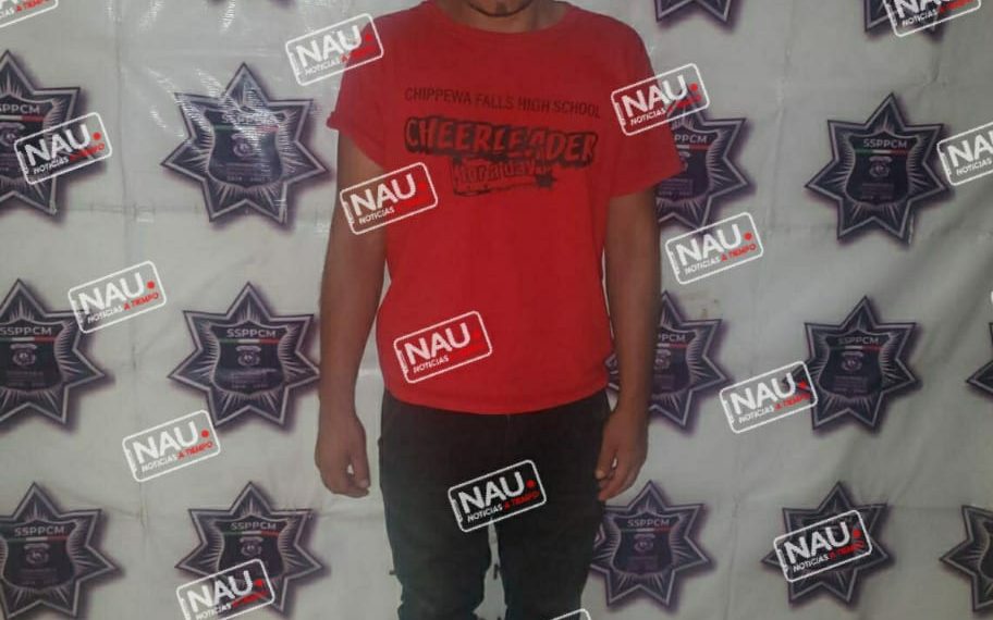 Detenido por golpear a su pareja.