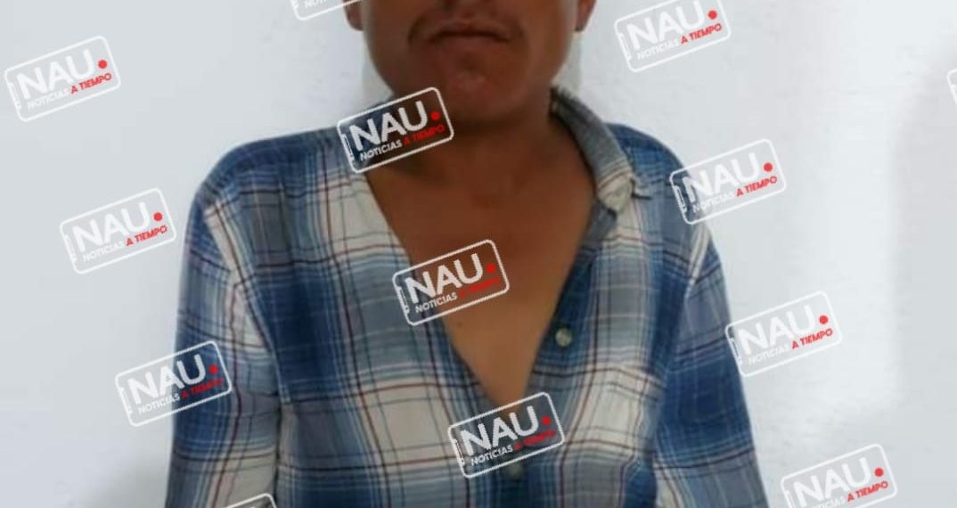 Detiene a presunto asaltante en Huixtla.