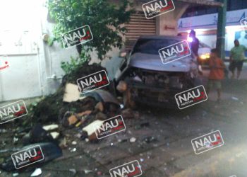 Dos lesionados deja accidente en el par vial.