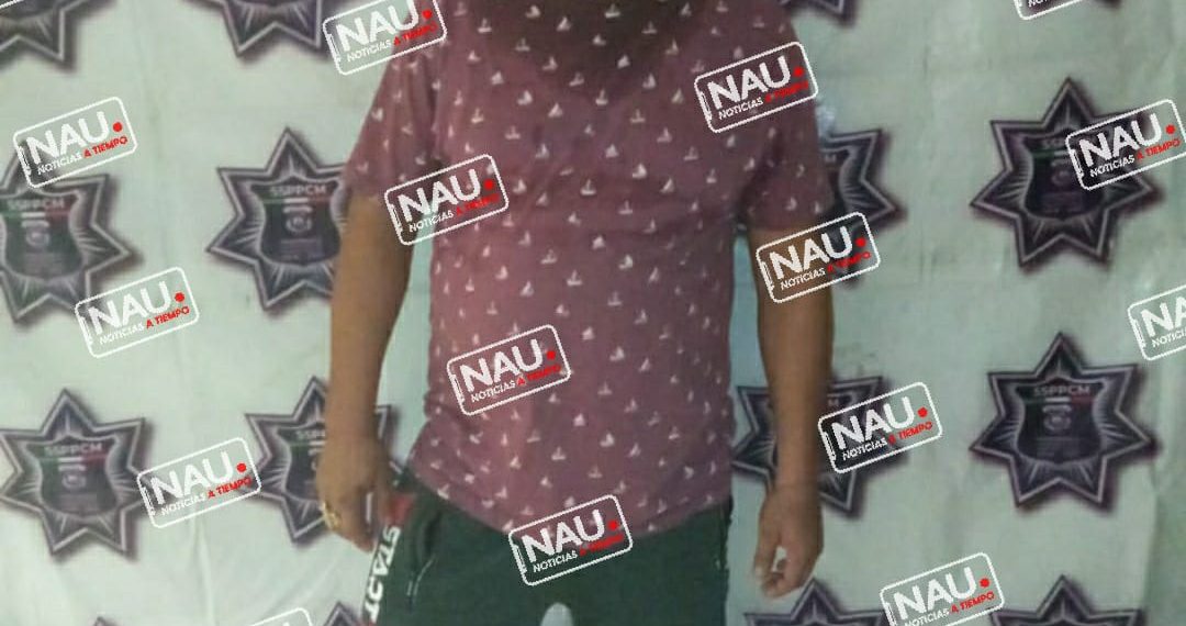 Motociclista detenido por conducir ebrio.