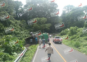 Aparatosa volcadura.