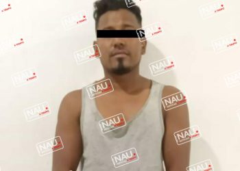 Detienen a sujeto con marihuana.