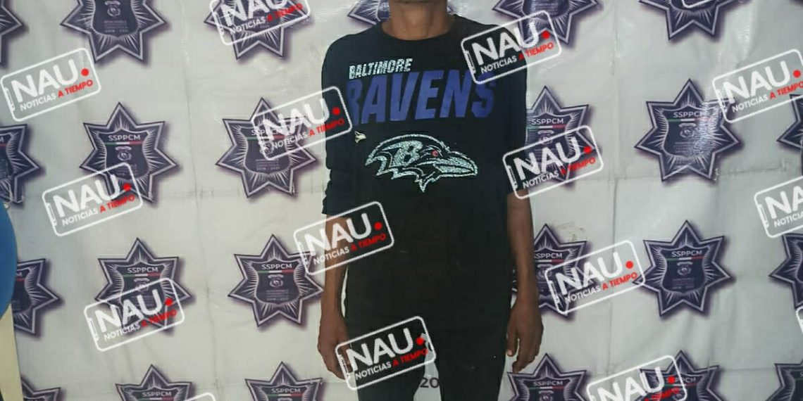 Detienen a sujeto por robo a casa habitación.