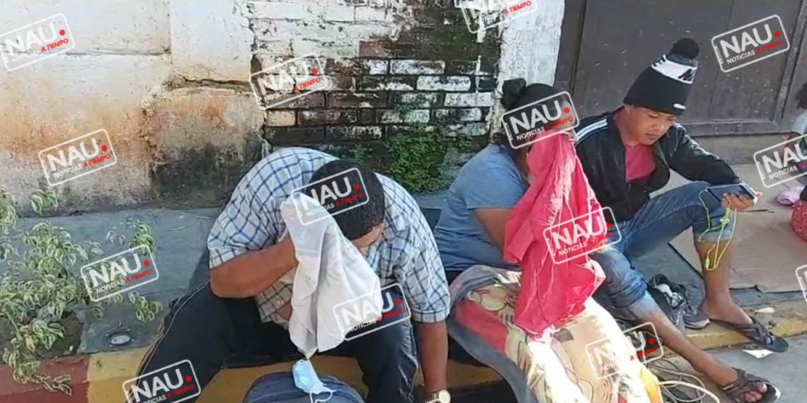 Detienen a un estafador en la caravana de migrantes en HUIXTLA.