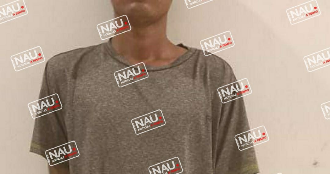 Presunto asaltante fue detenido.