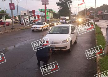 Ciclista fue atropellado.