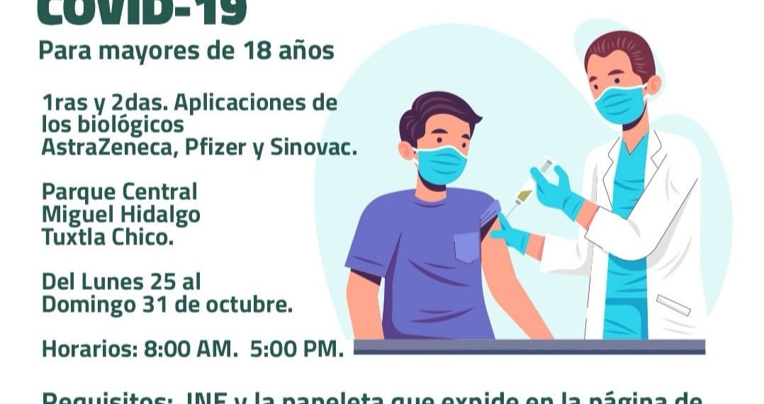 Hoy llega la Caravana de la Salud y Semana de Vacunación anticovid al parque central