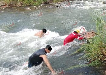 Se arrojó al río para quitarse la vida