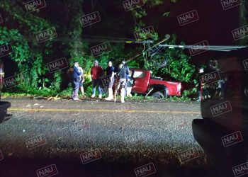 Cae árbol encima de un Carro en Cacahoatán