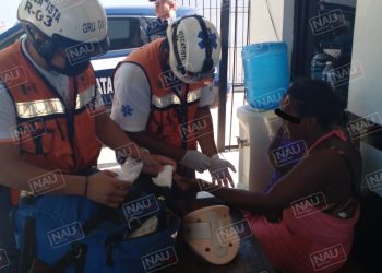 Haitiana fue lesionada de una cuchillada en la mano por su esposo