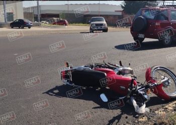 Un lesionado y daños materiales deja accidente