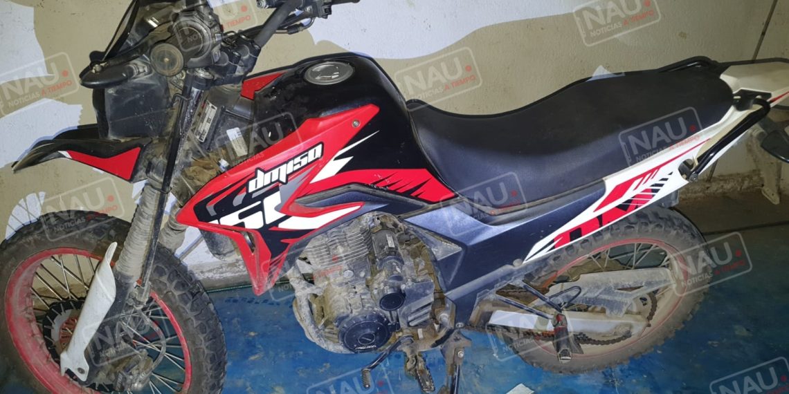 Policía Municipal recupera Motocicleta con reporte de robo
