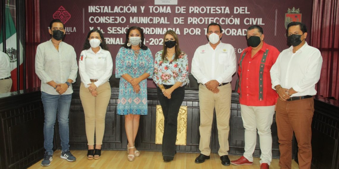 SE INSTALA EL CONSEJO MUNICIPAL DE PROTECCIÓN CIVIL EN TAPACHULA