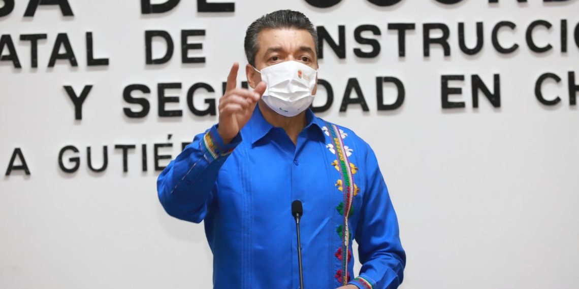 Cumple Chiapas seis días sin defunciones por COVID-19, informó Rutilio Escandón