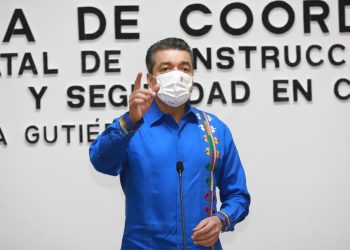Cumple Chiapas seis días sin defunciones por COVID-19, informó Rutilio Escandón
