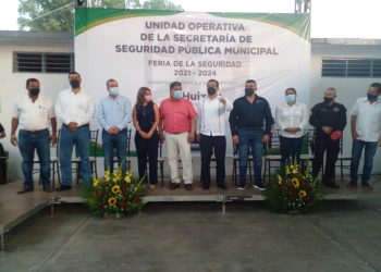 Presidente Municipal de Huixtla Inaugura Remodelación de la Secretaría de Seguridad Pública y C4