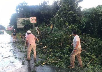 Luego de la fuerte lluvia registrada este martes
