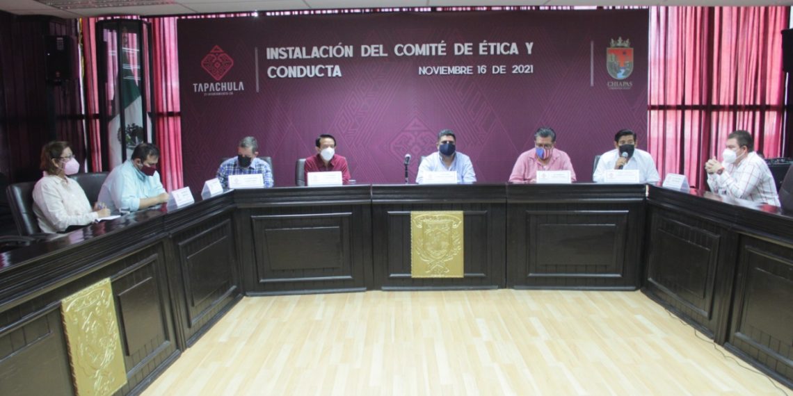 AYUNTAMIENTO DE TAPACHULA INSTALÓ EL COMITÉ DE ÉTICA Y CONDUCTA DE LA ADMINISTRACIÓN 2021-2024