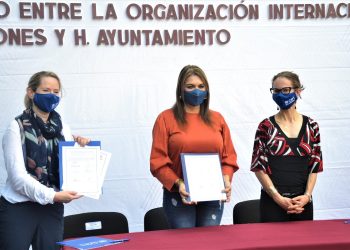 AYUNTAMIENTO DE TAPACHULA Y OIM FIRMAN CONVENIO DE COLABORACIÓN