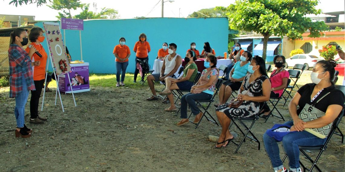 REALIZA AYUNTAMIENTO DE TAPACHULA CAMPAÑA “MUJER, ESTAMOS CONTIGO”, EN COLONIAS XOCHIMILCO Y EL VERGEL