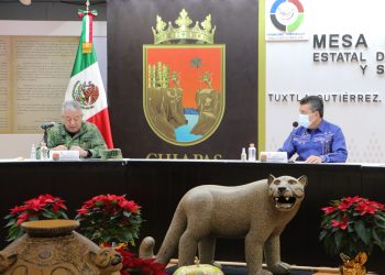 Reconoce Rutilio Escandón labor comprometida y solidaria del comandante de la VII Región Militar