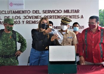 REALIZARON EL SORTEO ANUAL DEL SERVICIO MILITAR NACIONAL EN TAPACHULA