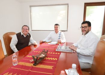 Se reúne Rutilio Escandón con Reyes Rodríguez, presidente de la Sala Superior del TEPJF