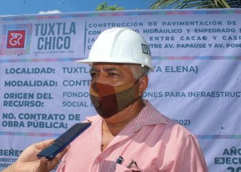 Tuxtlachiquenses agradecidos con las primeras gestiones de obras por parte de Julio Gamboa