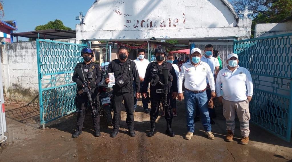 En Suchiate se reportó saldo blanco tras celebración del “Día de Muertos 2021”.