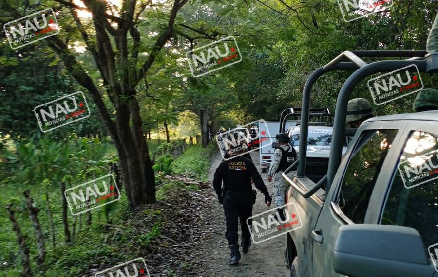 Exceso de fuerza de la GN en contera de migrantes baleados en Pijijiapan.