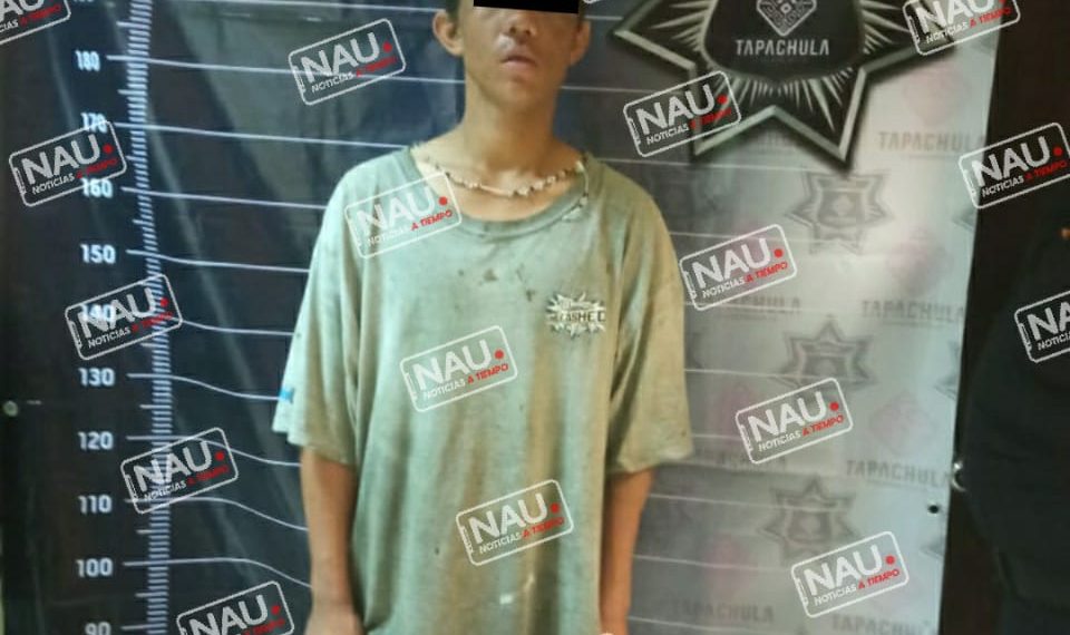 Entro a robar a una casa y fue detenido.