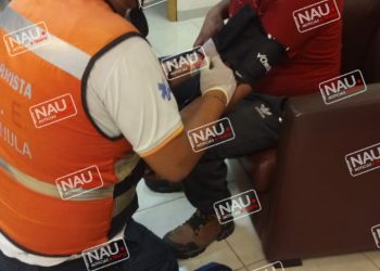 Cargador lesionado al caerle un archivero de 100 kilogramos encima.