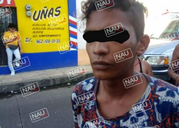 Hondureño detenido por acuchillar a mexicano.