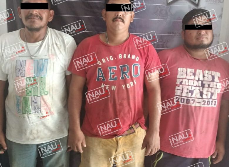 Detienen a tres personas por traficar con madera.