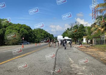 Realizan operativos en la costera para evitar migrantes agarren unidades de pasaje.