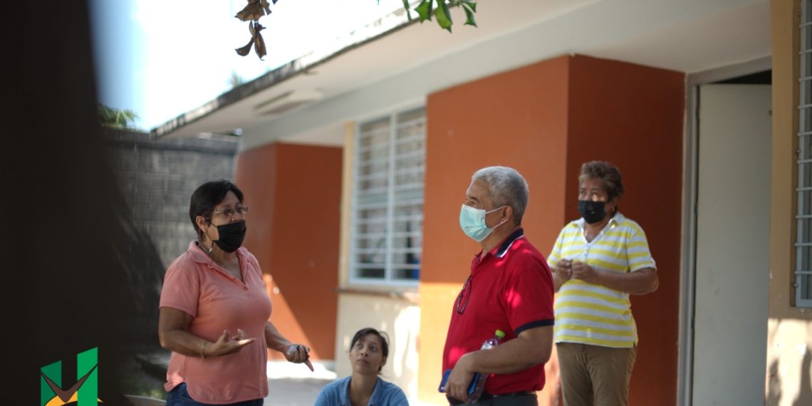 El Presidente Municipal Carlos Eduardo Salazar Gam dio indicaciones al titular de la Secretaría de Obras Públicas; para que se realizara un recorrido con los funcionarios del INIFECH.
