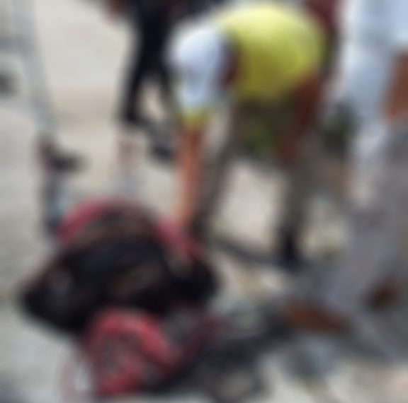 Se entregan 4 policías a la FGE por el caso de mujer haitiana