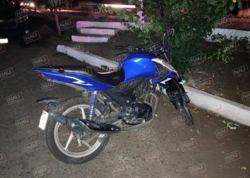 Derraparon en motocicleta sobre el Bulevar Príncipe Akishino