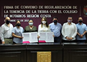 FIRMAN CONVENIO PARA REGULARIZAR 52 COLONIAS DE TAPACHULA