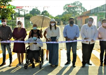 CON CALLES NUEVAS LLEGA LA JUSTICIA SOCIAL A LA COLONIA VILLA DORADA