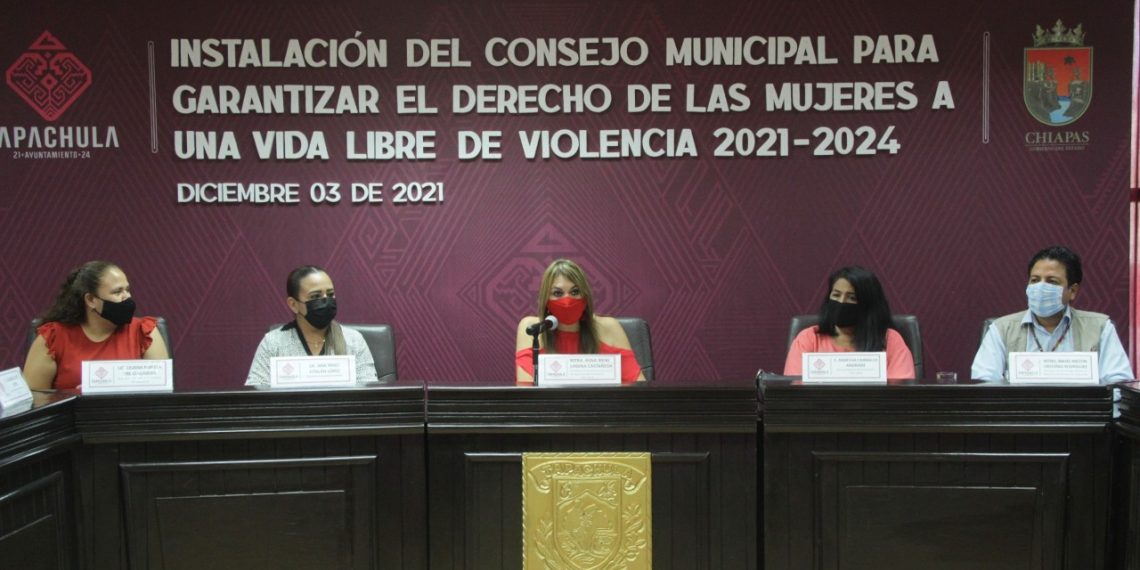 INSTALAN CONSEJO MUNICIPAL PARA GARANTIZAR EL DERECHO DE LAS MUJERES A UNA VIDA LIBRE DE VIOLENCIA