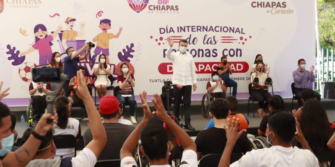 Rutilio Escandón inaugura Festival Deportivo de Personas con Discapacidad