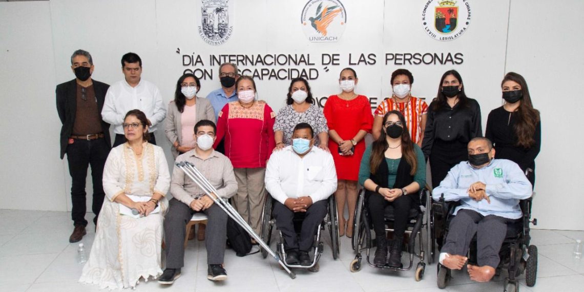 Congreso y UNICACH realizan jornada de concienciación sobre discapacidad