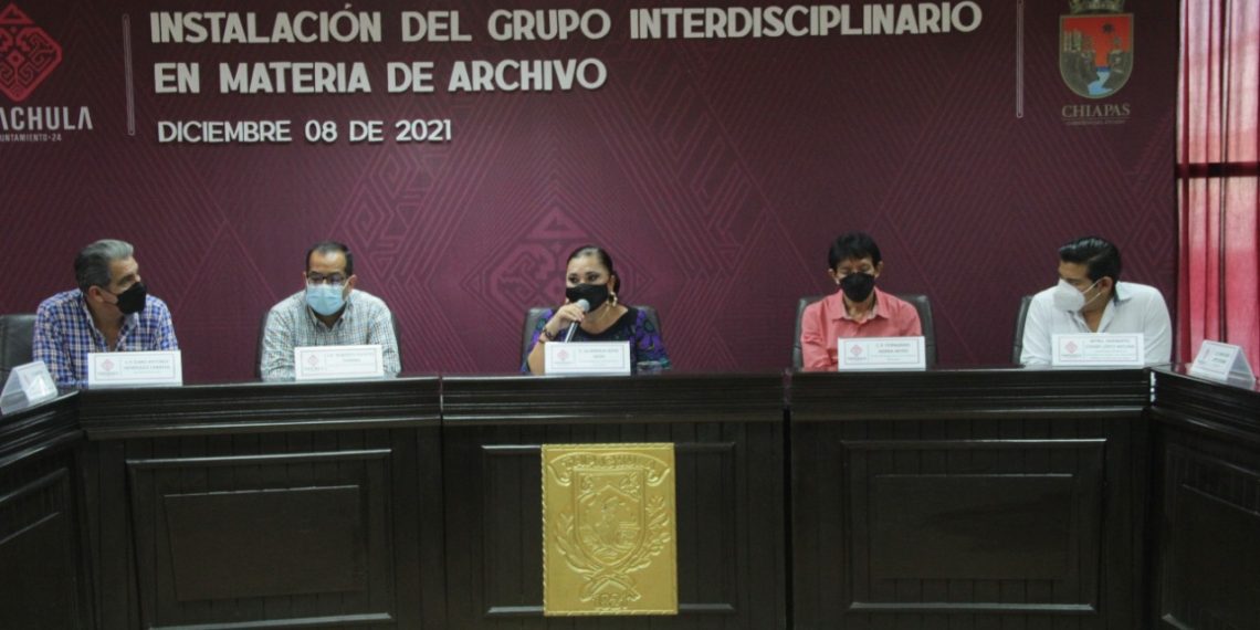 INSTALAN EL GRUPO INTERDISCIPLINARIO EN MATERIA DE ARCHIVO EN TAPACHULA