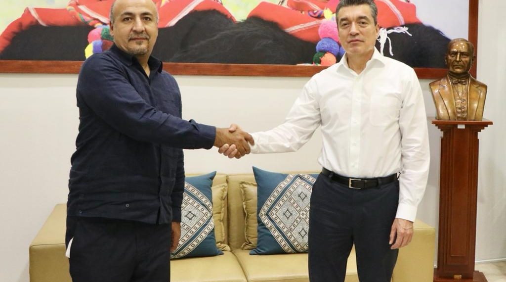 Rutilio Escandón y subsecretario de la SRE suman esfuerzos en atención a personas migrantes