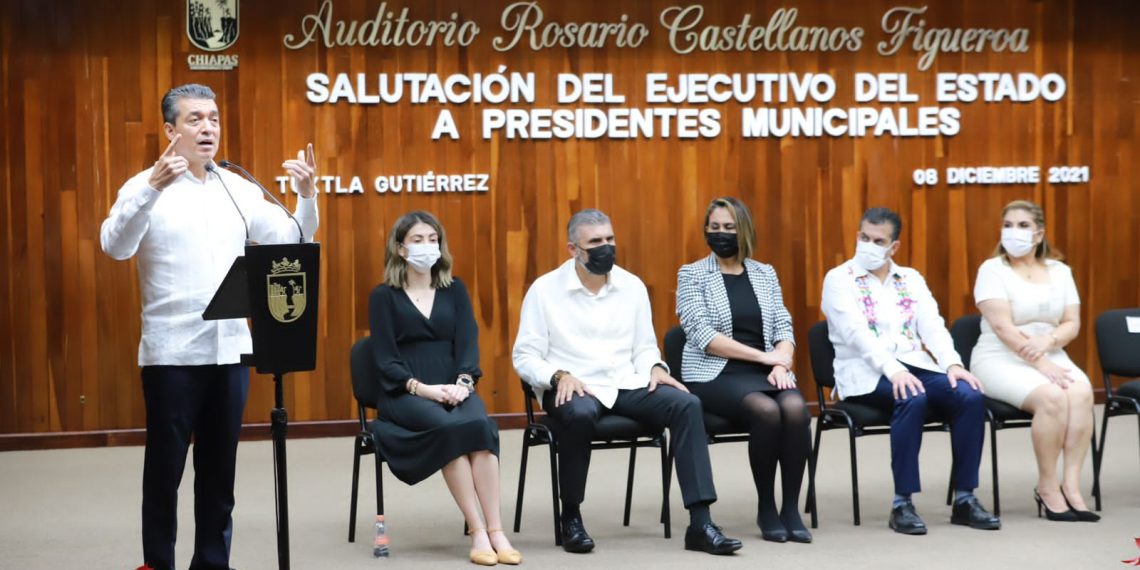 Pide Rutilio Escandón a alcaldesas y alcaldes hacer causa común para que Chiapas siga creciendo