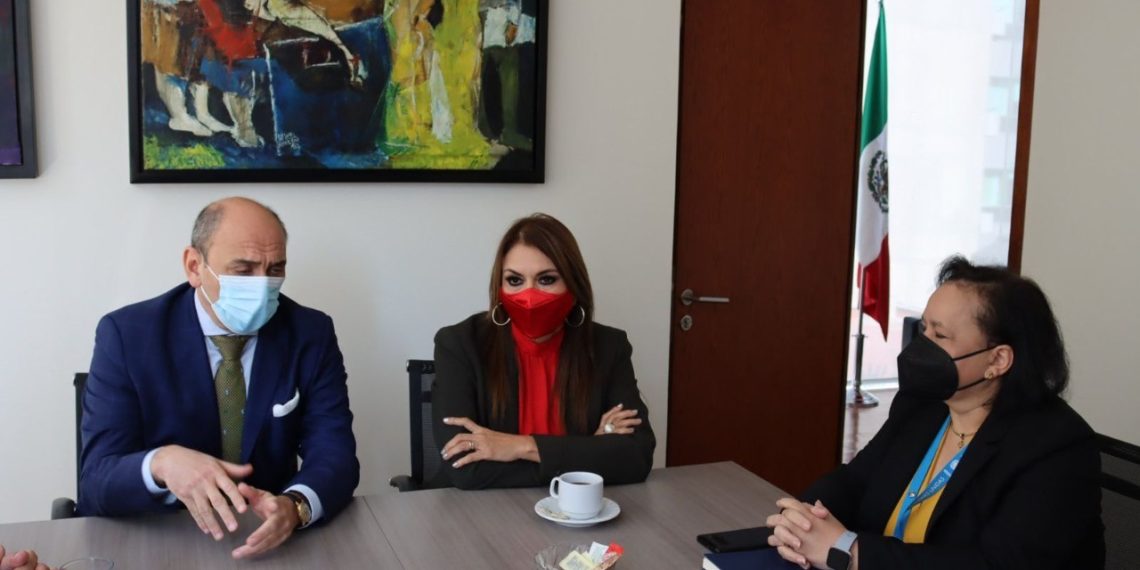 ALCALDESA DE TAPACHULA SOSTIENE ENCUENTRO CON RESIDENTE DE PNUD EN MÉXICO