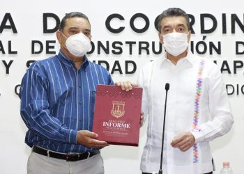 Rutilio Escandón reiteró el llamado a la población a participar en la campaña de canje de armas