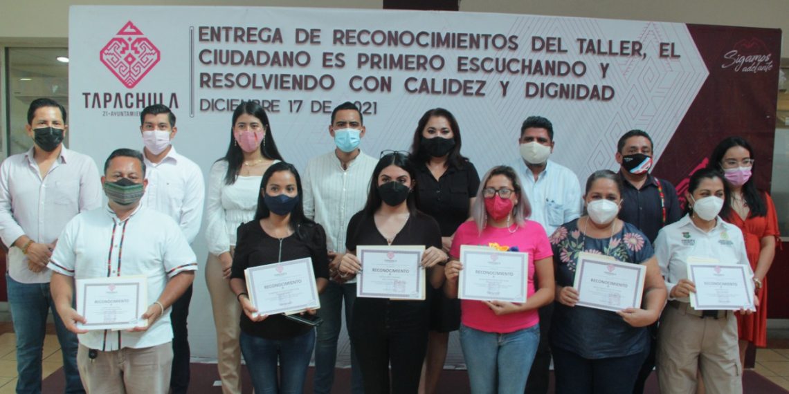 CLAUSURAN CURSO “EL CIUDADANO ES PRIMERO. ESCUCHANDO Y RESOLVIENDO CON CALIDEZ Y DIGNIDAD”